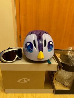 Dětská přilba Giro (ptáček) + brýle