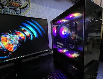 Herní PC--Záruka--Intel i5--RX590 8Gb--SSD--Wi-Fi