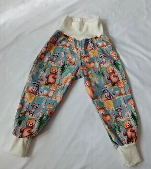 Softshellové kalhoty - zvířátka /velikost 92/