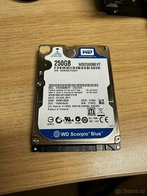 Harddisk 2,5" WD Scorpio blue 250GB do notebooku