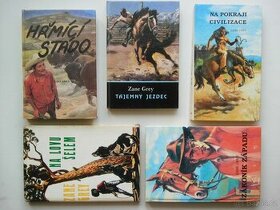 ZANE GREY: Hřmící stádo + osm dalších románů (western)