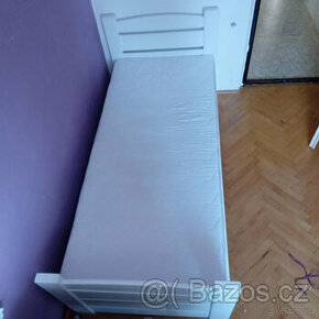 Dětská postel s úložným prostorem 80x180 cm + matrace LATEX