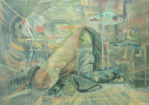 Obraz malba painting American dream