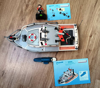 Playmobil Záchranný člun, podvod. motor a Top Agent+Segway