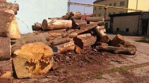 Kontejner nakrácené kulatiny mix převážně smrk na topení