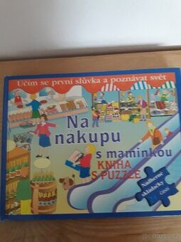 Kniha a puzzl tvrdé listy, učíme se první slůvka a poznávat - 1
