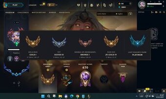 Prodám League of Legends účty