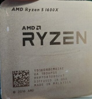 CPU Ryzen 5 1600X