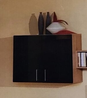 Prodám 2 skříňky RioART Morgana / černý lesk