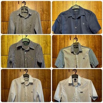 Pánská košile Ralph Lauren, Lacoste, Fred Perry, Hugo Boss