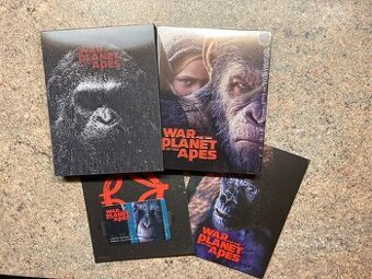 Válka o planetu opic 3D + 2D FullSlip Steelbook Blu-ray