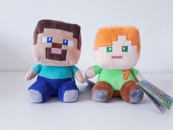 PLYŠÁK MINECRAFT • STEVE • ALEX