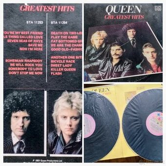 2ks LP vinylové desky QUEEN Greatest hits.