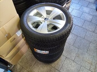 Nové ALU Škoda TRITON 5x112 + 215/55 R17 Pirelli Zimní