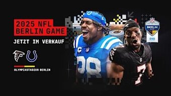 Vstupenka NFL Berlín 9.11.2025 Colts-Falcons