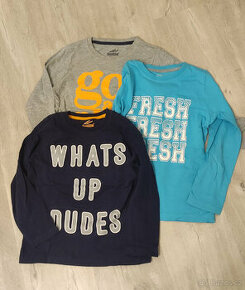 Lupilu – 3x klučičí tričko vel. 110/116