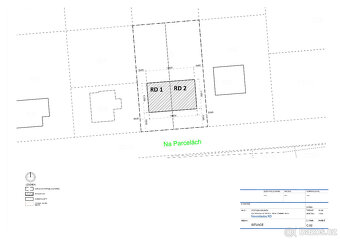 Zasíťovaný stavební pozemek 1004m2 pro 2 RD, 30 min od Prahy - 1