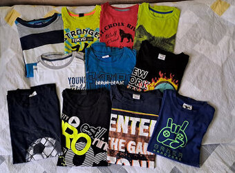 Chlapecká trika vel. od 146 do 158