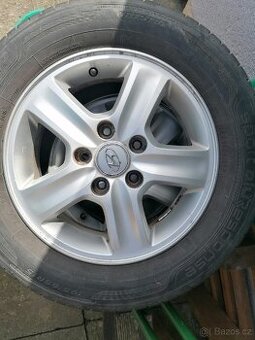 4x ALU kola 114.3 + pneu Danlop 195/65/R15 (Hyundai i30)