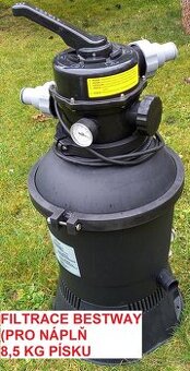 Písková filtrace, vysavač, hladinová síťka