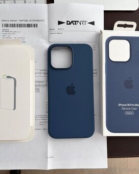 Kryt Apple iPhone 16 Pro Max Silicone Case s MagSafe, denim