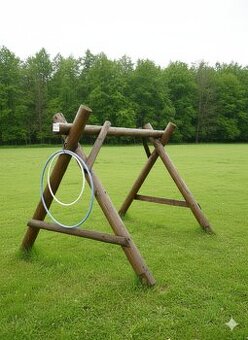 Dřevěná houpačka