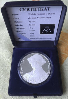 stříbrná mince 42g Bohumír Jaroněk - PROOF