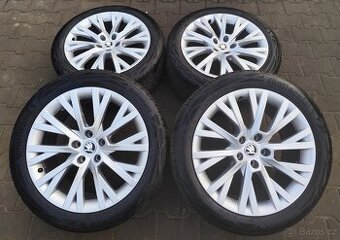 Alu kola originál Škoda Superb III 5x112 R18 Antares