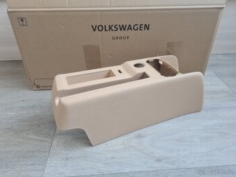 NOVÝ Středový panel béžový Octavia 1 TEL ORIGINÁL