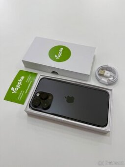Apple iPhone 14 Pro 128GB Black - pěkný stav - ZÁRUKA