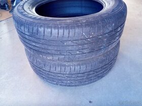 2 kusy letních pneu Bridgestone rozměr 215/65 R 17