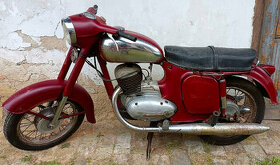 motocykl jawa čz panelka 250 ccm typ 559 s TP SPZ evidenčka