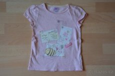 Dětské dívčí triko krátký rukáv - pohlednice