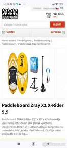 Paddelboard Zray X1 X-rider 9,9'