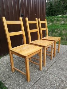 Židle Ikea masiv_cena za kus