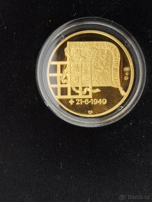Zlatá medaile Heliodor Pika 1/2 OZ 2013, 999,9, jen 50ks.