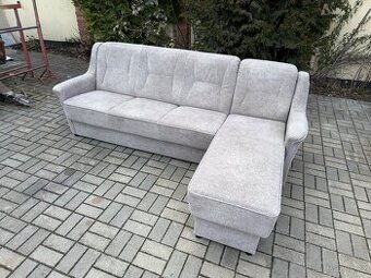 ROHOVÁ SEDACÍ SOUPRAVA S ROZKLÁDACÍM LŮŽKEM A ÚLOŽÁKEM - 1