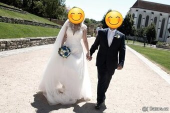 Svatební šaty Fiora, velikost 38