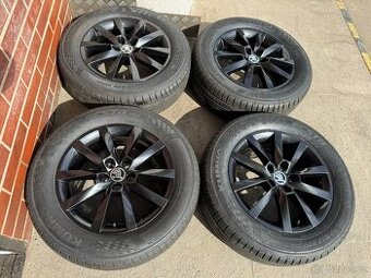 NOVÉ Alu 16" 5x100, škoda ALARIS BLACK letní Kamiq, Scala