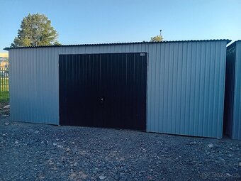 Plechová garáž 7m x 7m