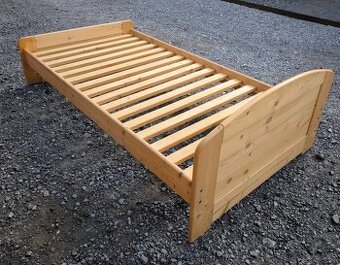 S DOVOZEM kvalitní pevná postel masiv. 100x200 rošt.