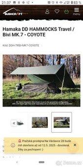 DD hammock travel bivi mk7