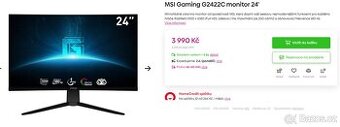 MSI monitor + rameno