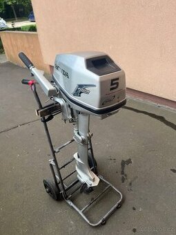 Lodni motor Honda BF 5hp 4t dlouha noha, dobijeni na 12v