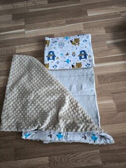 Vložka do kočárku, deka a polštářek