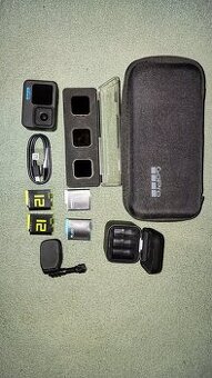 GoPro Hero 10 Black + ND filtry + nabíječka + 3 baterky