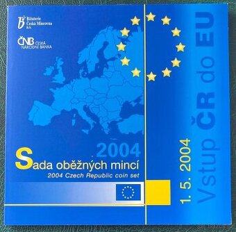 ČNB - sada oběžných mincí - 2004 - vstup ČR do NATO