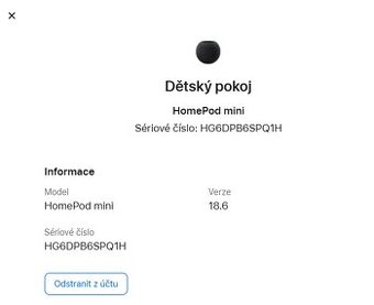 HomePod mini černý a tmavé modrý