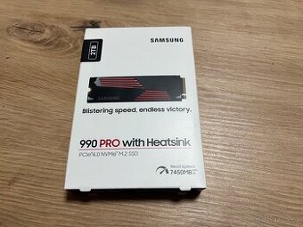 Samsung SSD 990 Pro s Heatsinkem - pouze rozbaleno