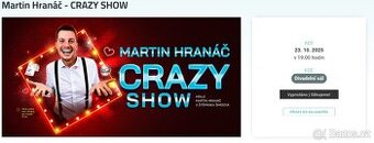 Martin Hranáč - CRAZY SHOW Třinec 23. 10. 2025